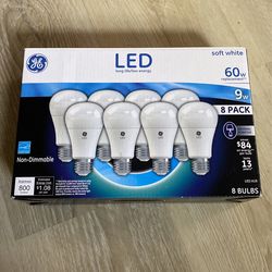 8 Bulbs GE Led Soft White 