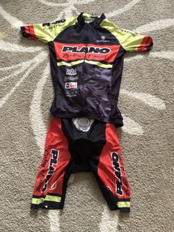 Cycling Outfit . Shirt And Shorts With Gel Pads