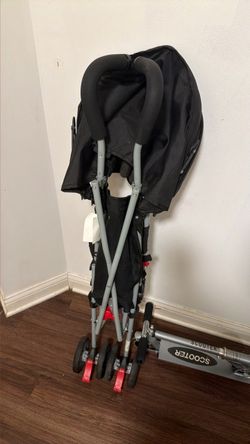 Black Umbrella Stroller Folded