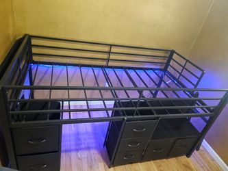 Twin size loft bed