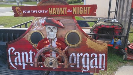 Captain Morgan Advertising Sign