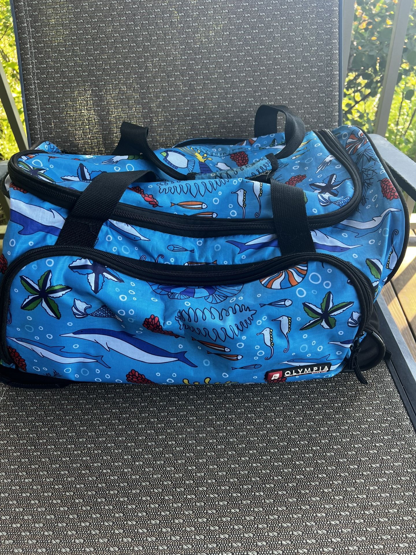 Rolling Duffle Bag Kid Themed