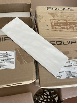 Bullnose Mallorca White Tile