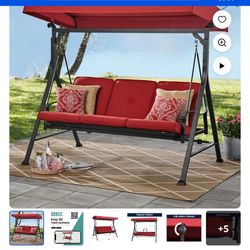 3 seat porch swing with canopy 