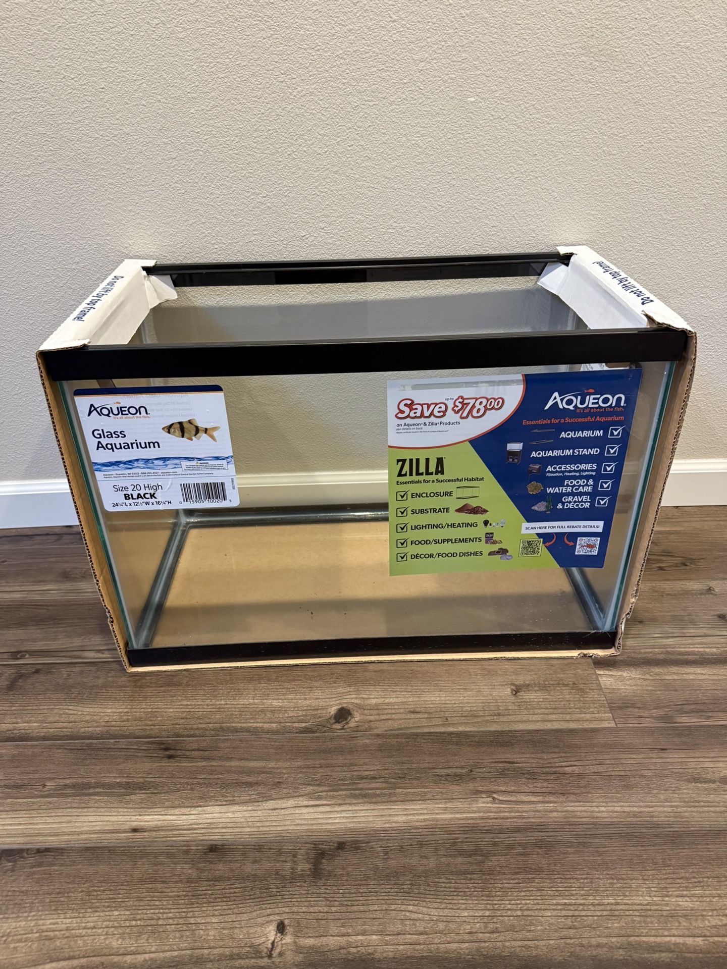 20 Gallons Fish Tank