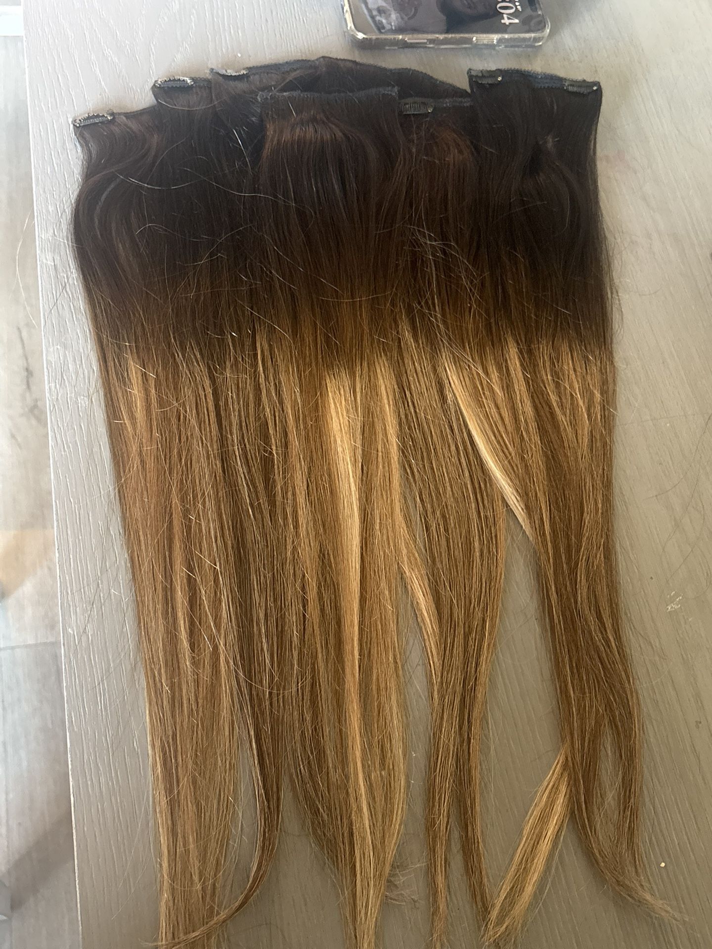 Hair Extension Clip In Balayage