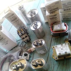 AC Compressor And Capacitor 