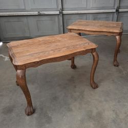 Oak End Tables