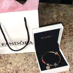 Pandora Charm Bracelet With Charms 