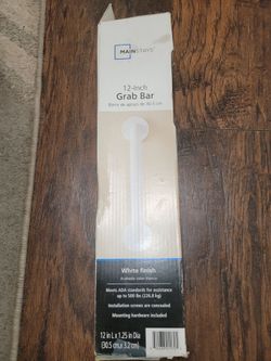 Brand new in box 12 inch grab bar. Was on clearance at Walmart for 15.00. now asking 10 OBO