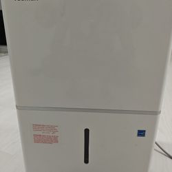The Toshiba TDDP5013ES2P is a 50-pint, 115-volt dehumidifier that is ENERGY STAR