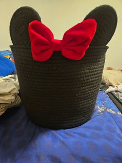 Minnie Mouse Rope Tote /Basket