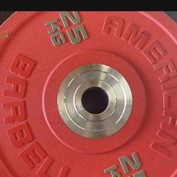 25kg American Barbell Bumper Plates