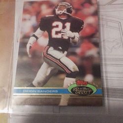 Deion Sanders Topps 