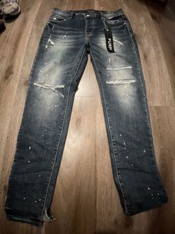 Purple jeans