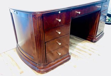Hooker Furniture Executive Office Suite – 3 Pieces – Dark Cherry – $1,800