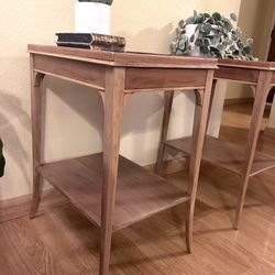 Mid Century Refinished End Tables 