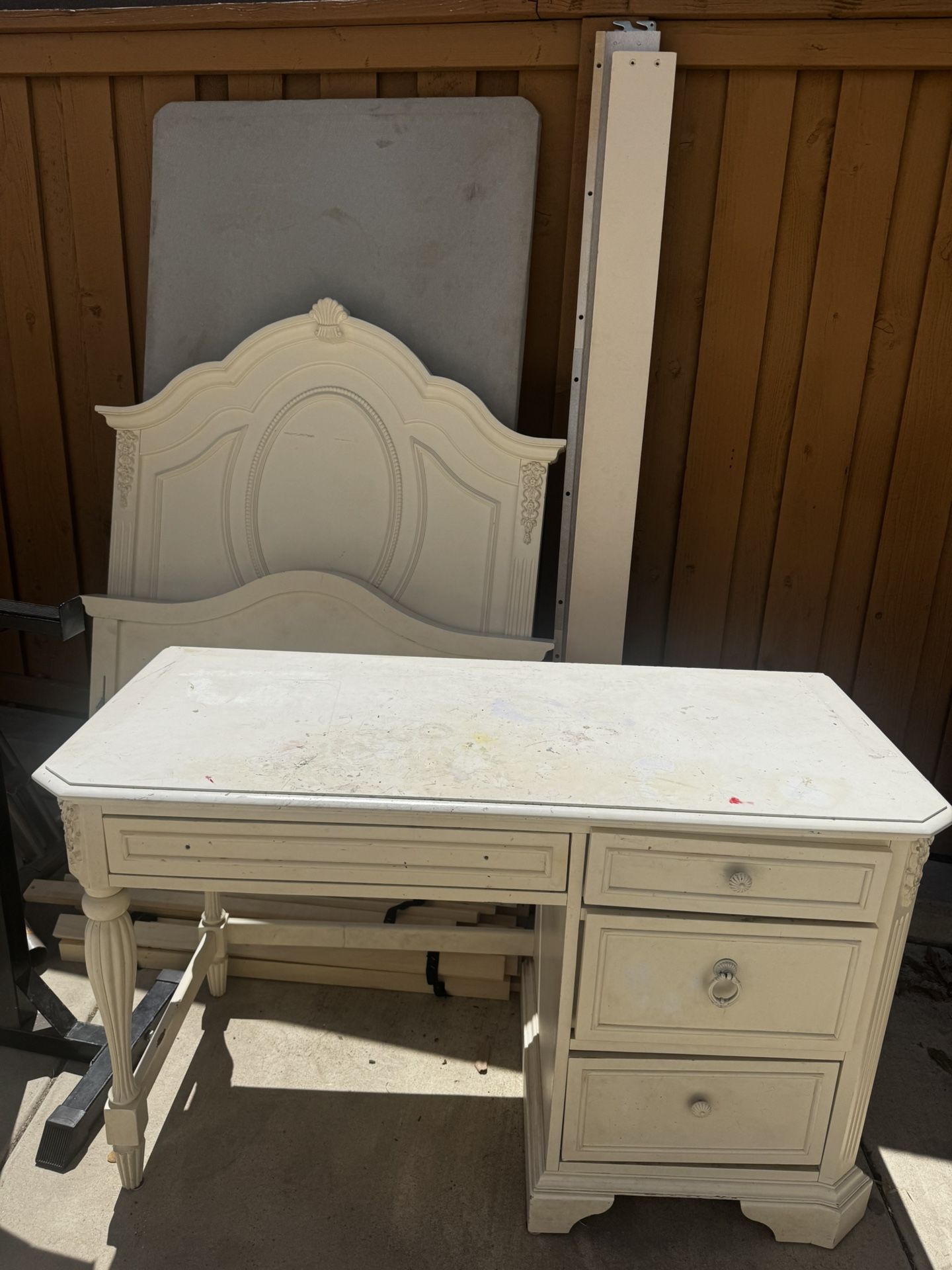 Twin Bed With Desk FREE