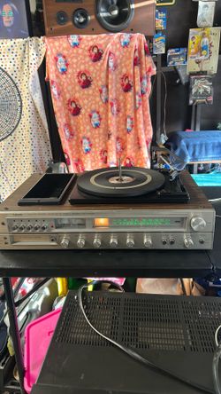 Vintage  LAFAYETTE LSC-400 AM FM STEREO RECEIVER /8 TRACK STEREO RECORDER