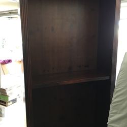 Dark Wood Book Case