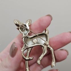 Vintage Antique Deer Style Brooch 