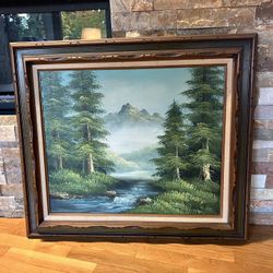 Vintage MCM painting