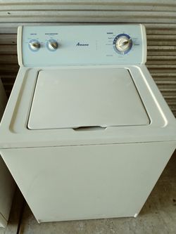 Amana washer works great clean inside and out