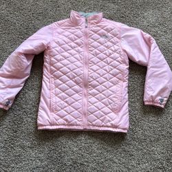 Girls North Face Coat Pink XL