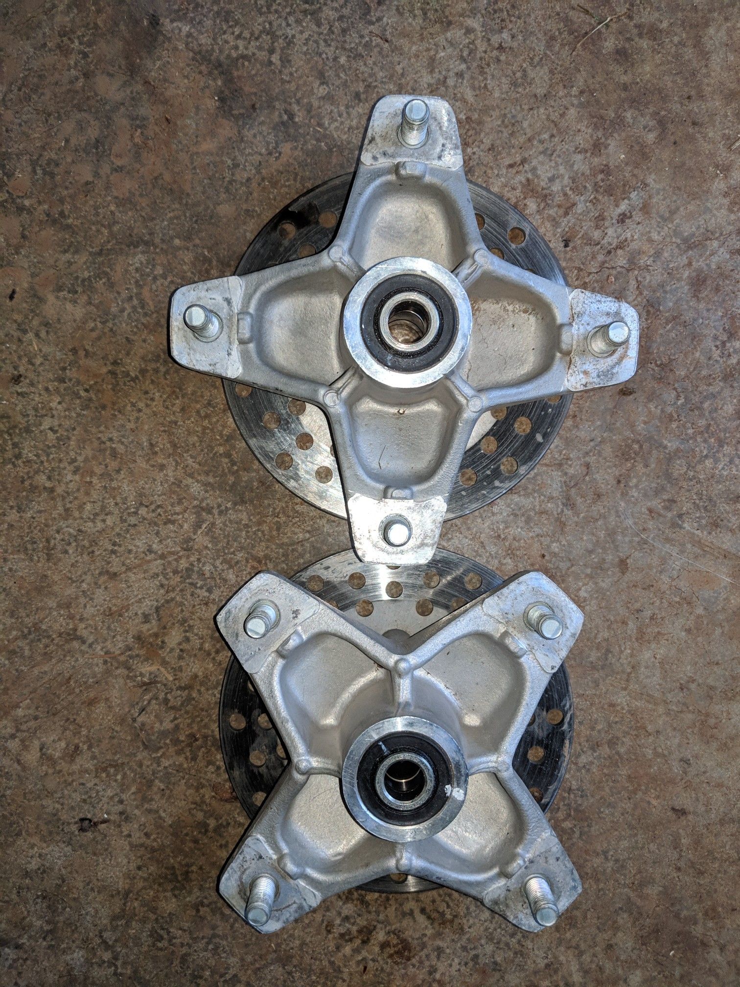 Used YFZ, Raptor, Banshee front wheel and rotor hubs for sale