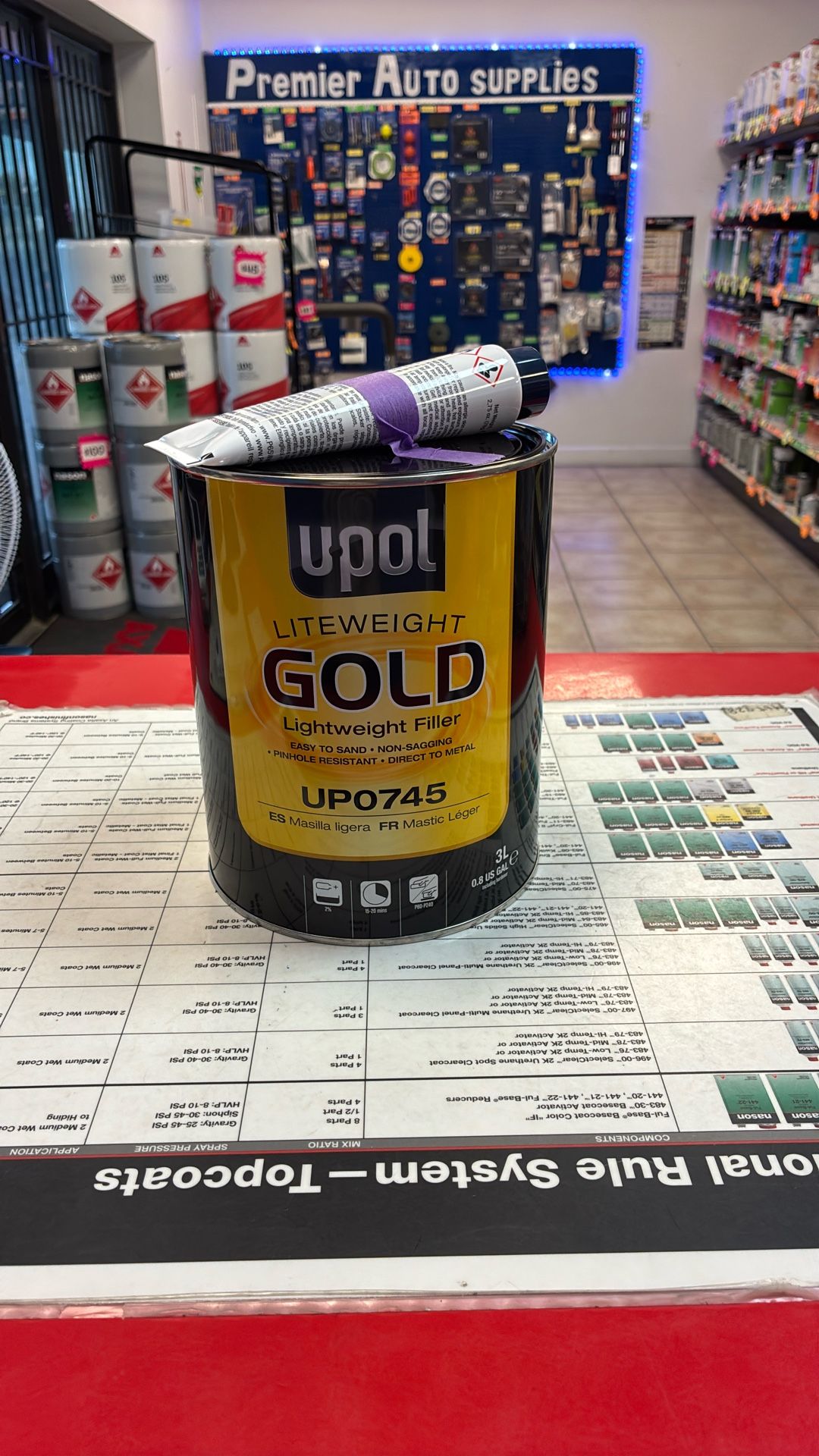 UPOL 0745 Gold Lightweight Body Filler