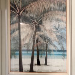 Large Palm Framed Art