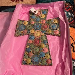 Hanging Cross For The Wall Unique Piece