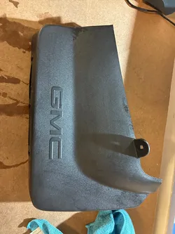 GMC Sierra 3500HD Dually Right Rear Splash Guard Mud Flap OEM (contact info removed)1 RH DRW