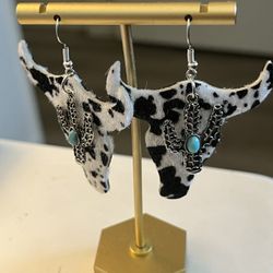 Cow Bull Earrings 