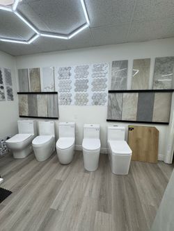 Toilet and Tile