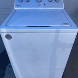 White Whirlpool Washer