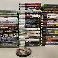 Video Game UNTESTED Lot Collection Xbox Ps2 Wii Nintendo Games 