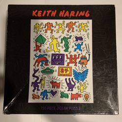 Vintage 1998 Keith Haring Jigsaw Puzzle 