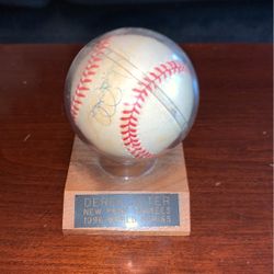 Derek Jeter Signed Ball