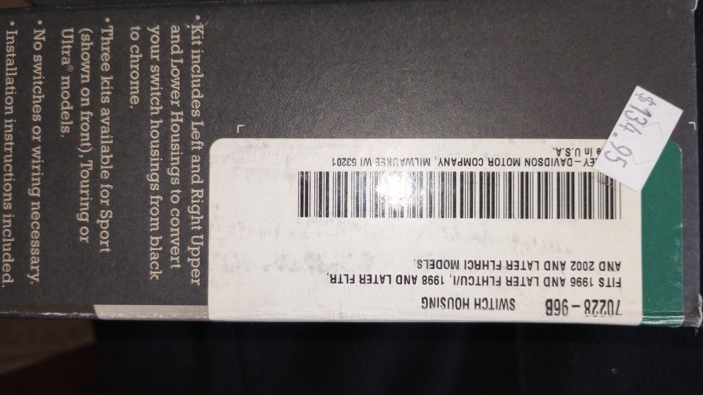 Harley Davidson Switch Housing 1(contact info removed)