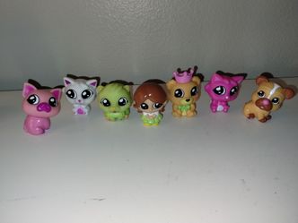 7 piece Tic Tac Toy XOXO Friends Collectible Figure Lot Addy & Friends Blip Toys