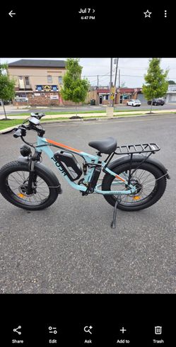 Puji 5000 watts daul motor 100 range battery ebike