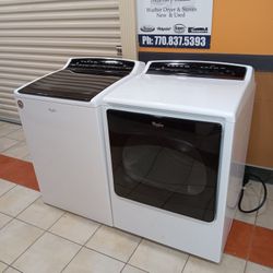 Whirlpool Cabrio Washer 5.3 Cf And Dryer 8.8 Cf 
