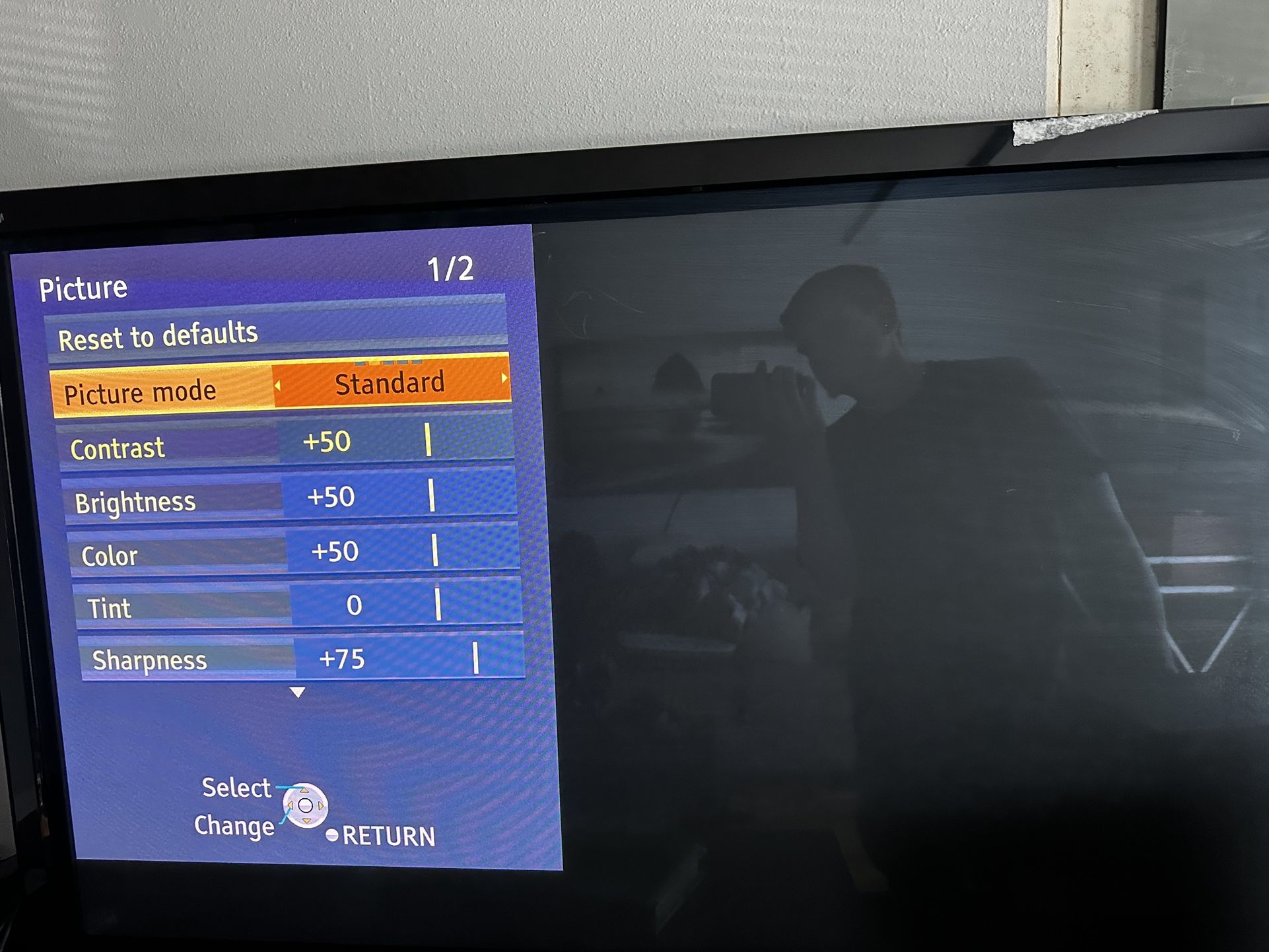 50 Inch Panasonic Flat Screen Tv