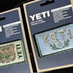 YETI 2023 Xmas Patches brand new 