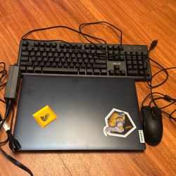Keyboard, Mouse, Batteries For The Add On And A Lenovo
