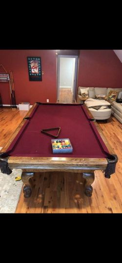 8ft Pool Table With All Hardware 