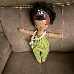Plush Linen Doll