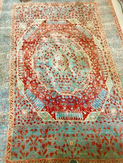 Vintage Authetic Handmade Turkey Area Rug