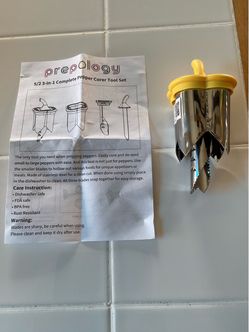 Prepology 3 in 1 Pepper Corer